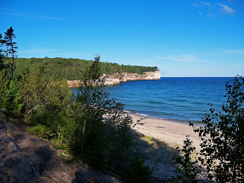 the view of chapel beach